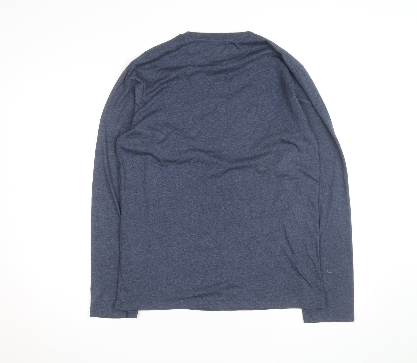 Tentree Men's Blue Long Sleeve Treeblend Crew Neck Top Size M