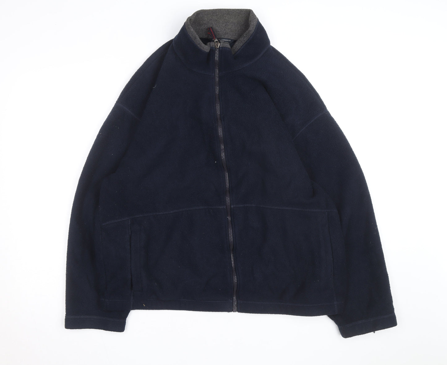 Marks and Spencer Men's Blue XL Fleece Full Zip Jacket