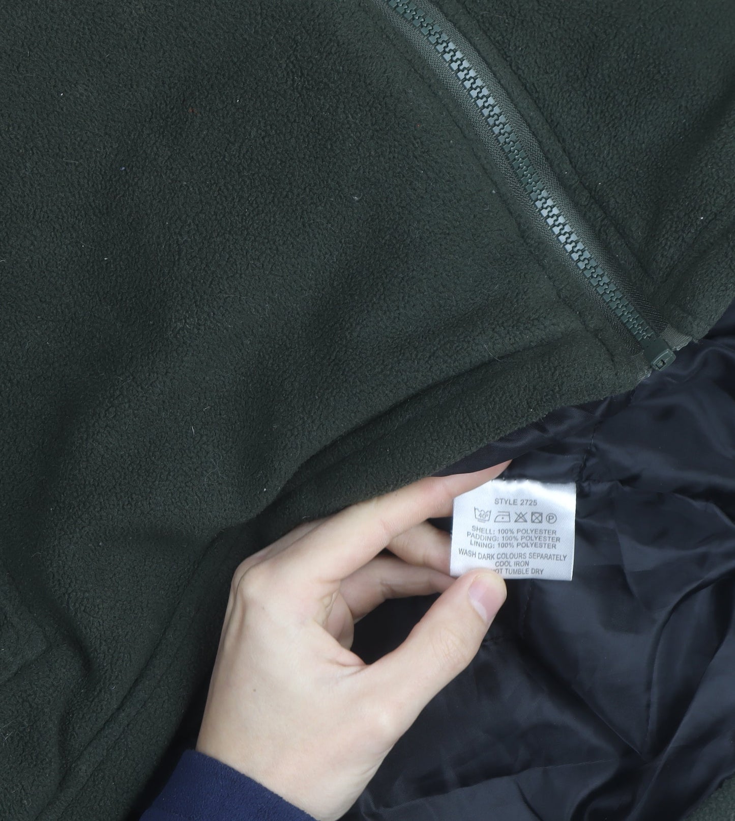 Champion Glen Men's Green Fleece Full Zip Jacket XL