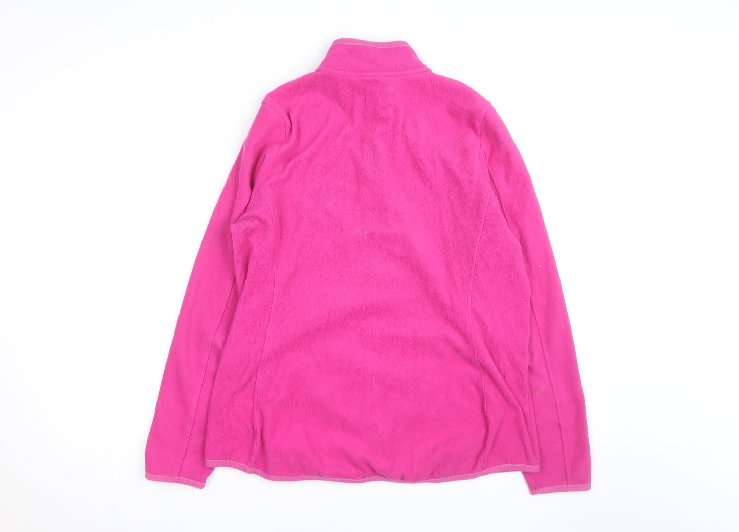 Marks and Spencer Women’s Pink Fleece Full Zip Jacket Size 14
