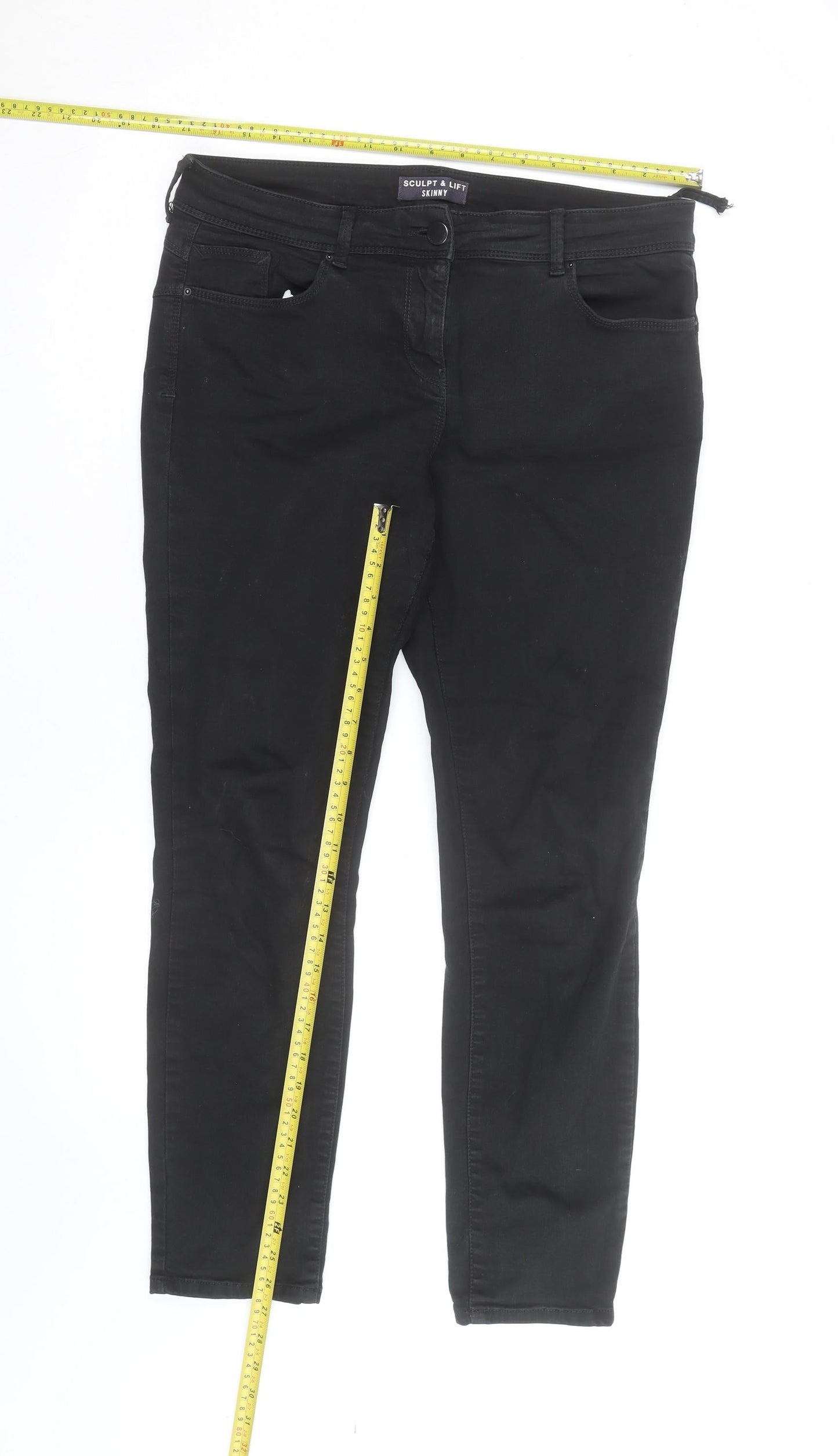 Marks and Spencer Women’s Black Sculpt & Lift Skinny Jeans Size 14