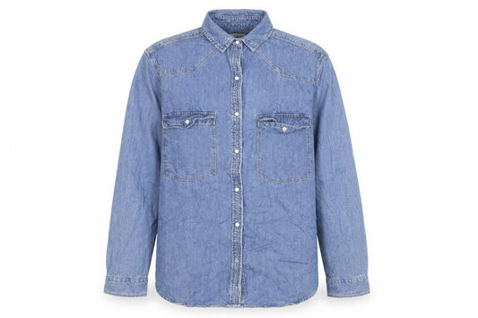 Pull&Bear Men's Blue Denim Basic Jacket Size M Cotton Casual