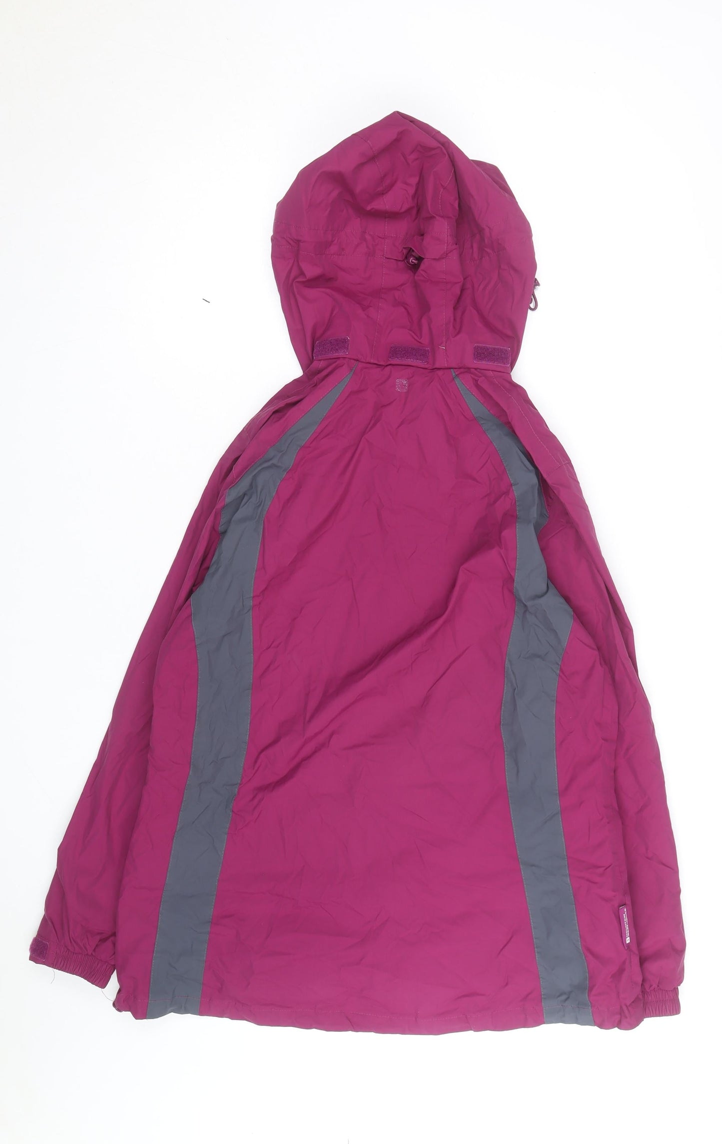 Mountain Warehouse Women's Pink Waterproof Hooded Rain Jacket Size 18