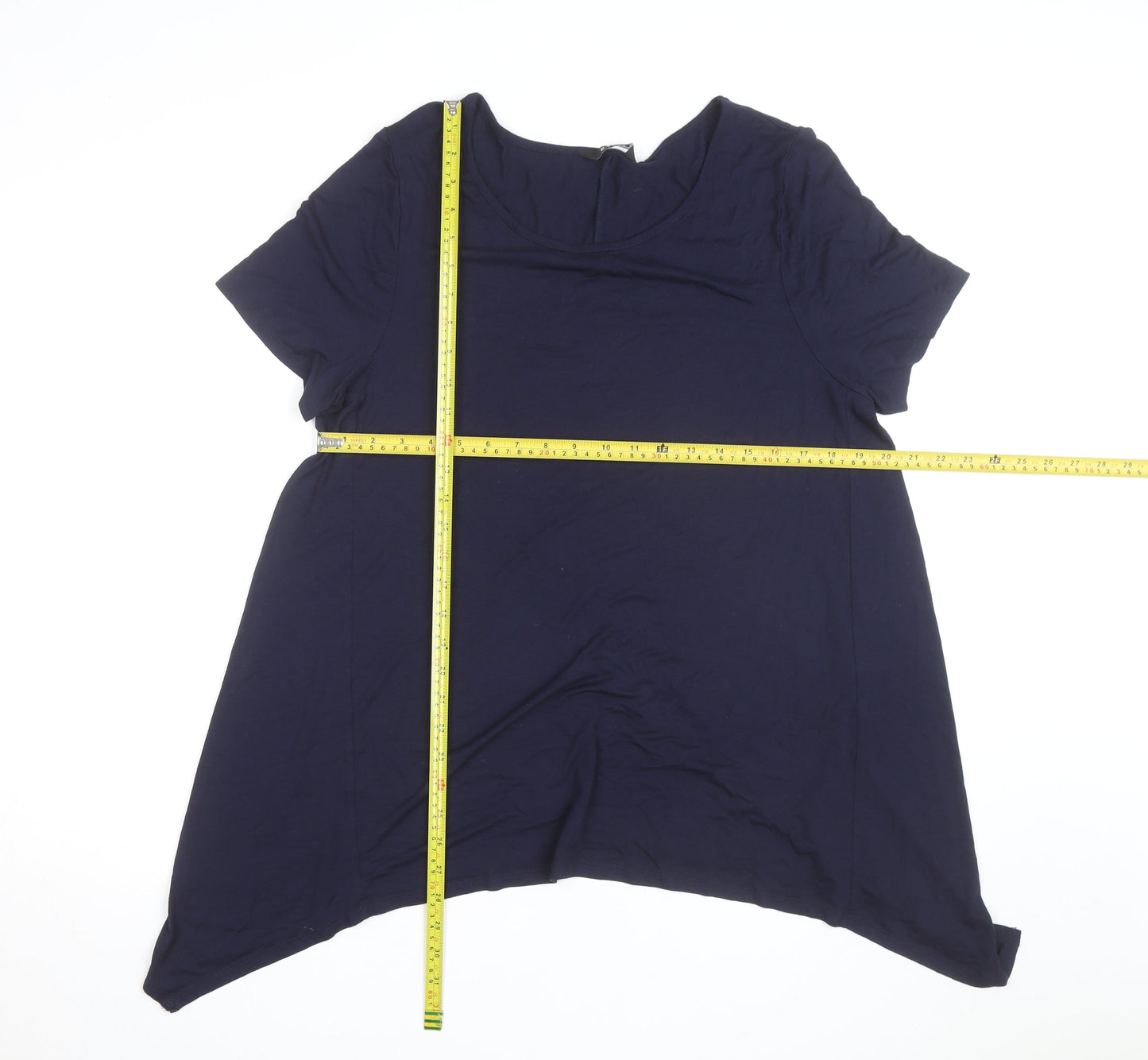 Evans Women’s Blue Jersey Short Sleeve T-Shirt UK 16