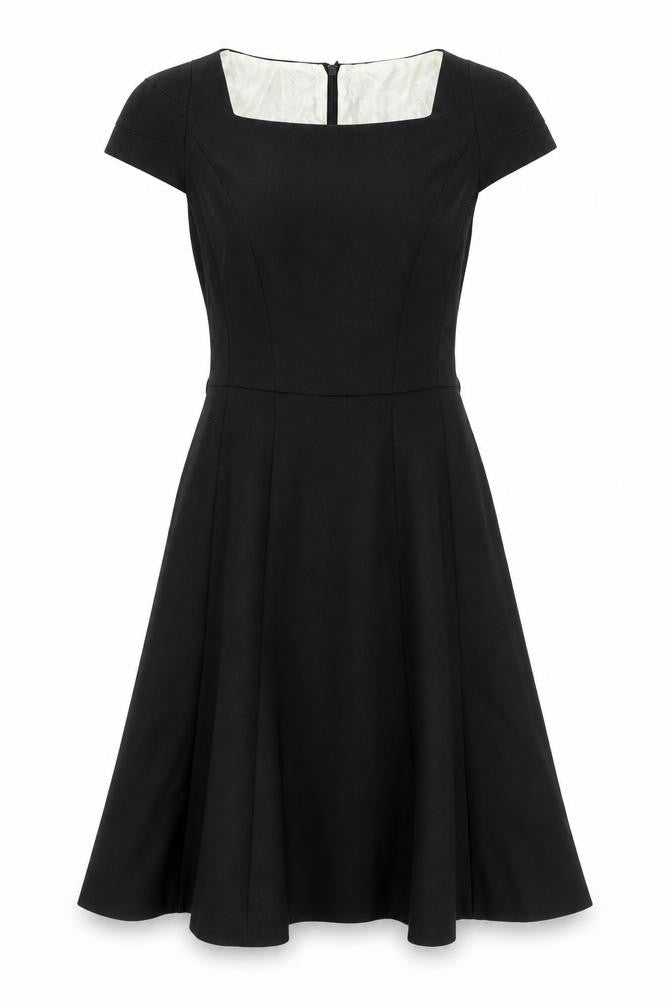Next Women’s Black Fit & Flare Knee Length Dress Size 6