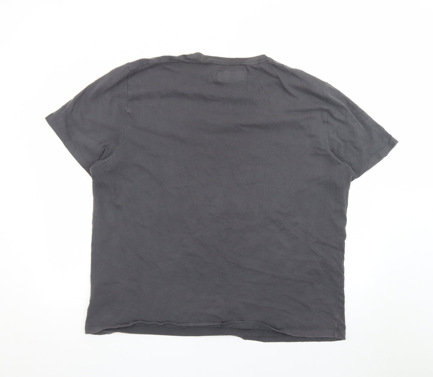 Abercrombie & Fitch Men's Black XXL Soft Crew Neck Graphic T-Shirt
