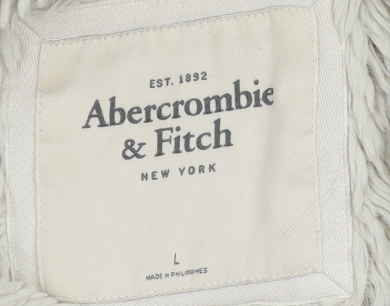 Abercrombie & Fitch Men’s Blue Full Zip Lined Hoodie Size L