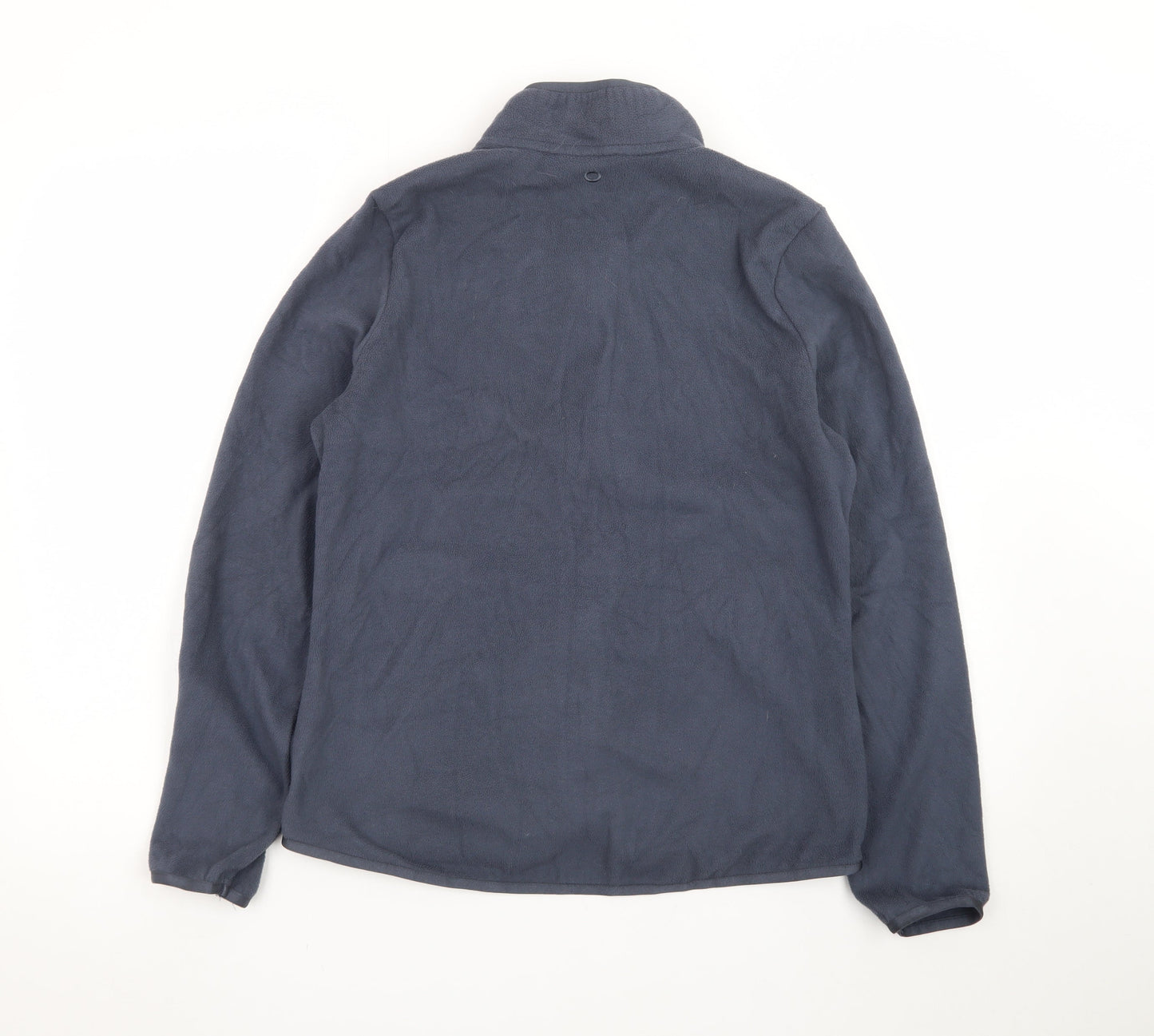 Marks and Spencer Women's Blue Fleece Zip Jacket Size 10