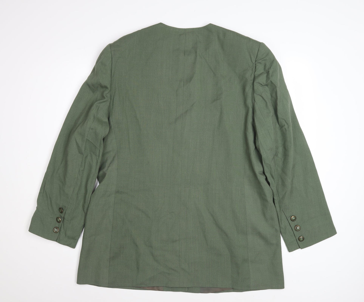 Viyella Women's Green Regular Fit Long Sleeve Country Jacket UK 16