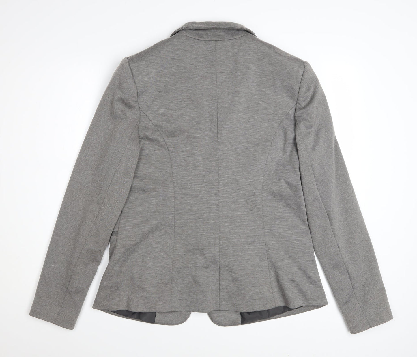 Dorothy Perkins Women’s Grey Size 14 Classic Single-Breasted Blazer