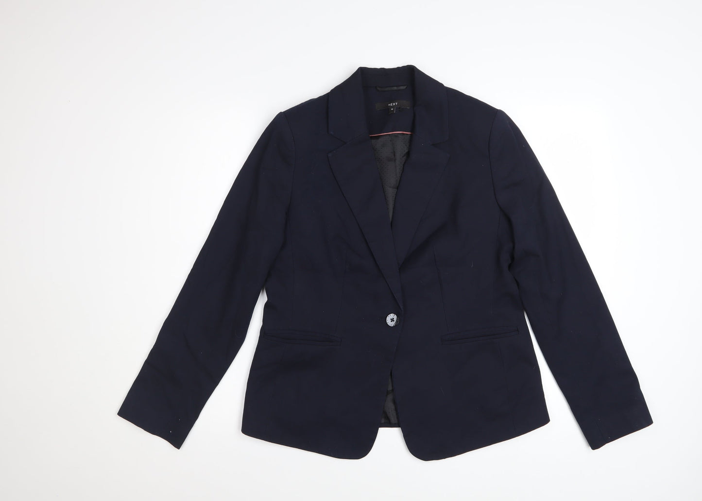 Next Women's Navy Blue Single Breasted Blazer UK 10