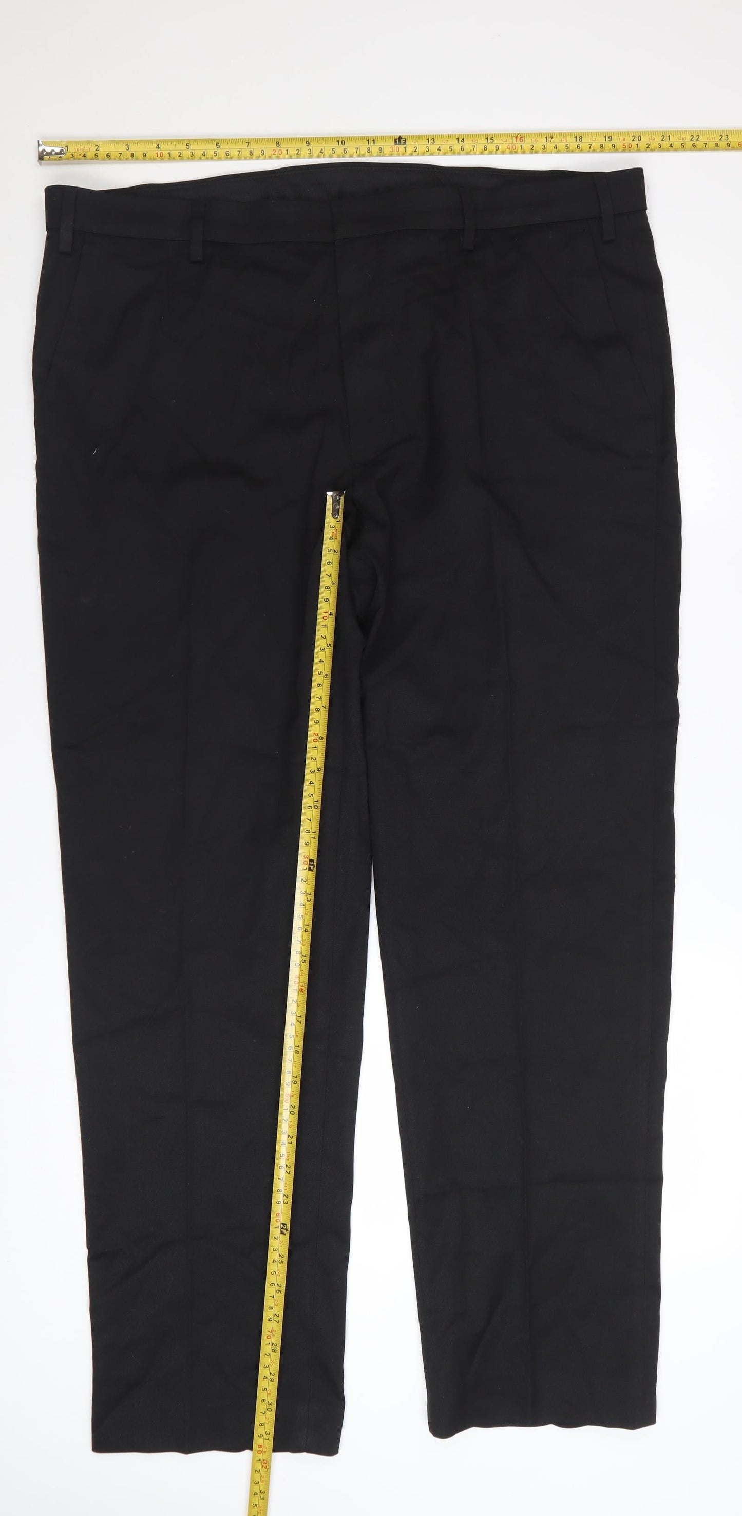 Marks and Spencer Men's Black 40R Dress Pants Trousers