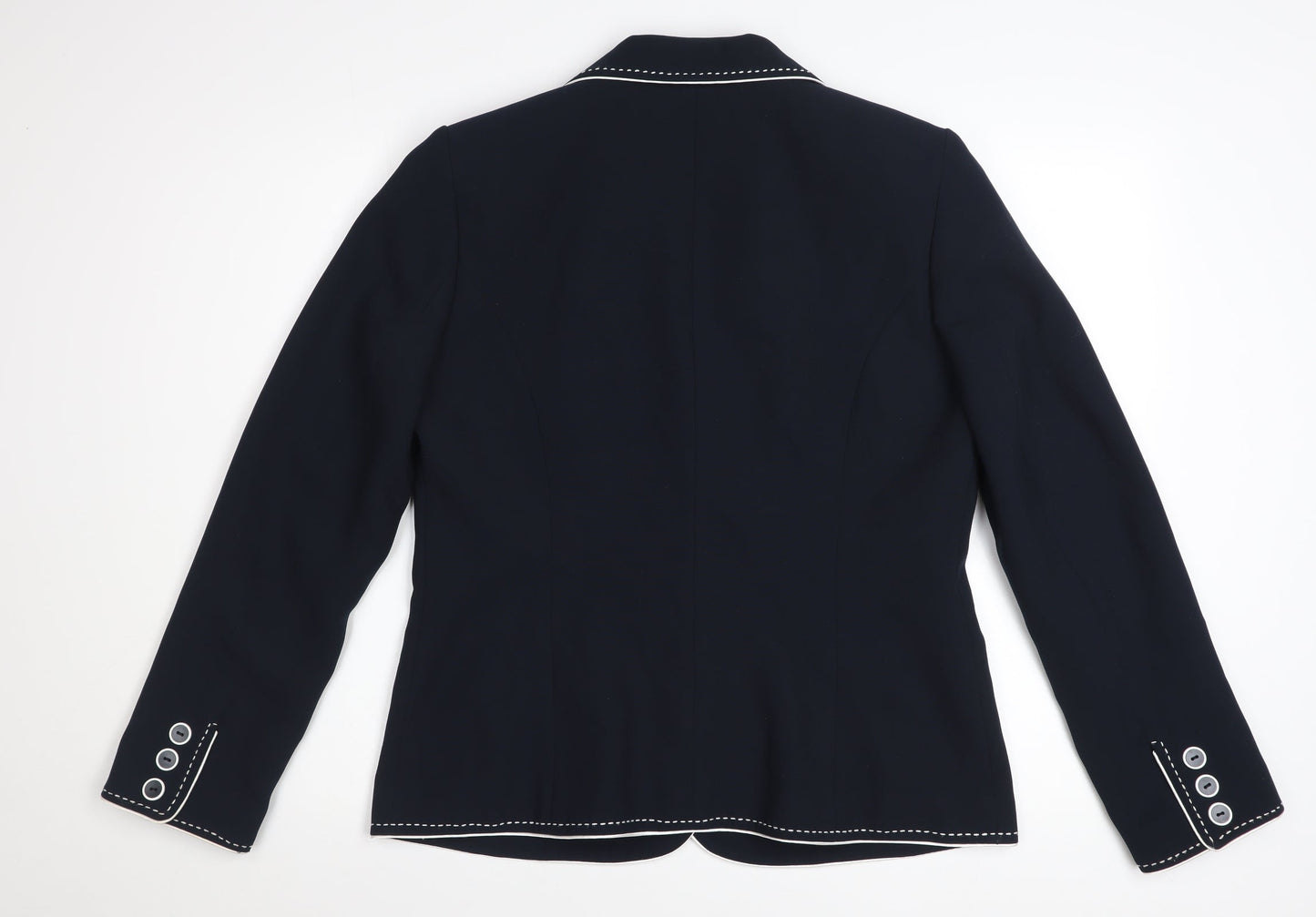 Roman Originals Women's Navy Blue Size 14 Blazer Jacket Tailored Fit
