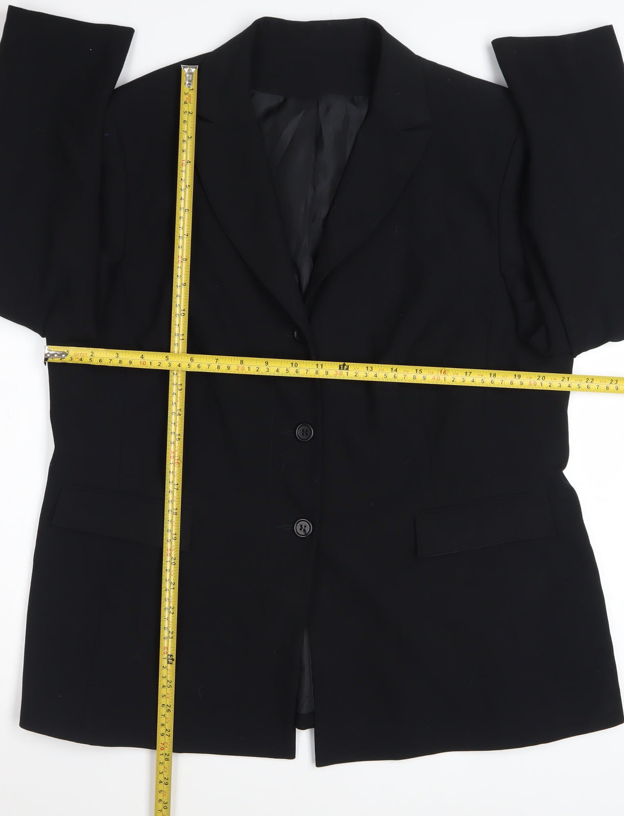 Anne Brooks Petite Women’s Black Size 18 Tailored Blazer Jacket