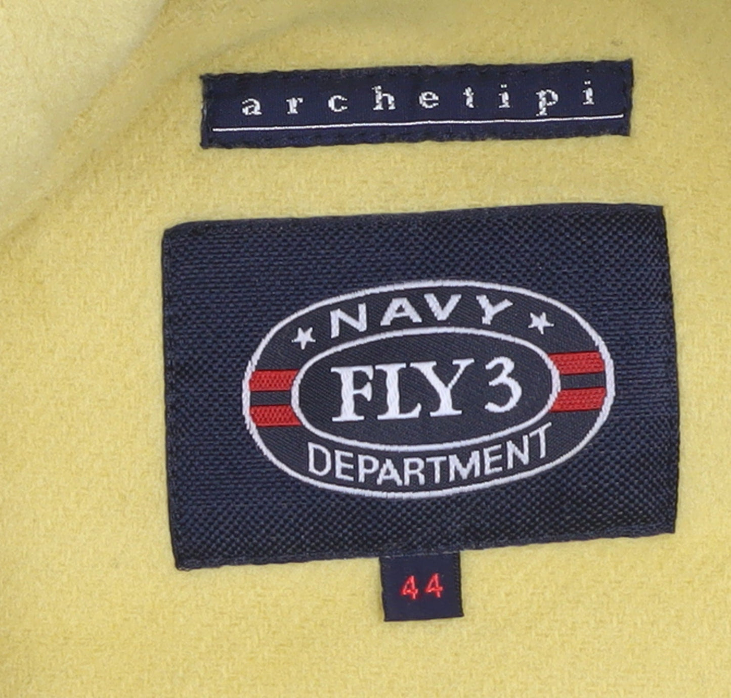 Archetipo Women’s Yellow Wool Mid-Length Hooded Duffel Coat Size 16