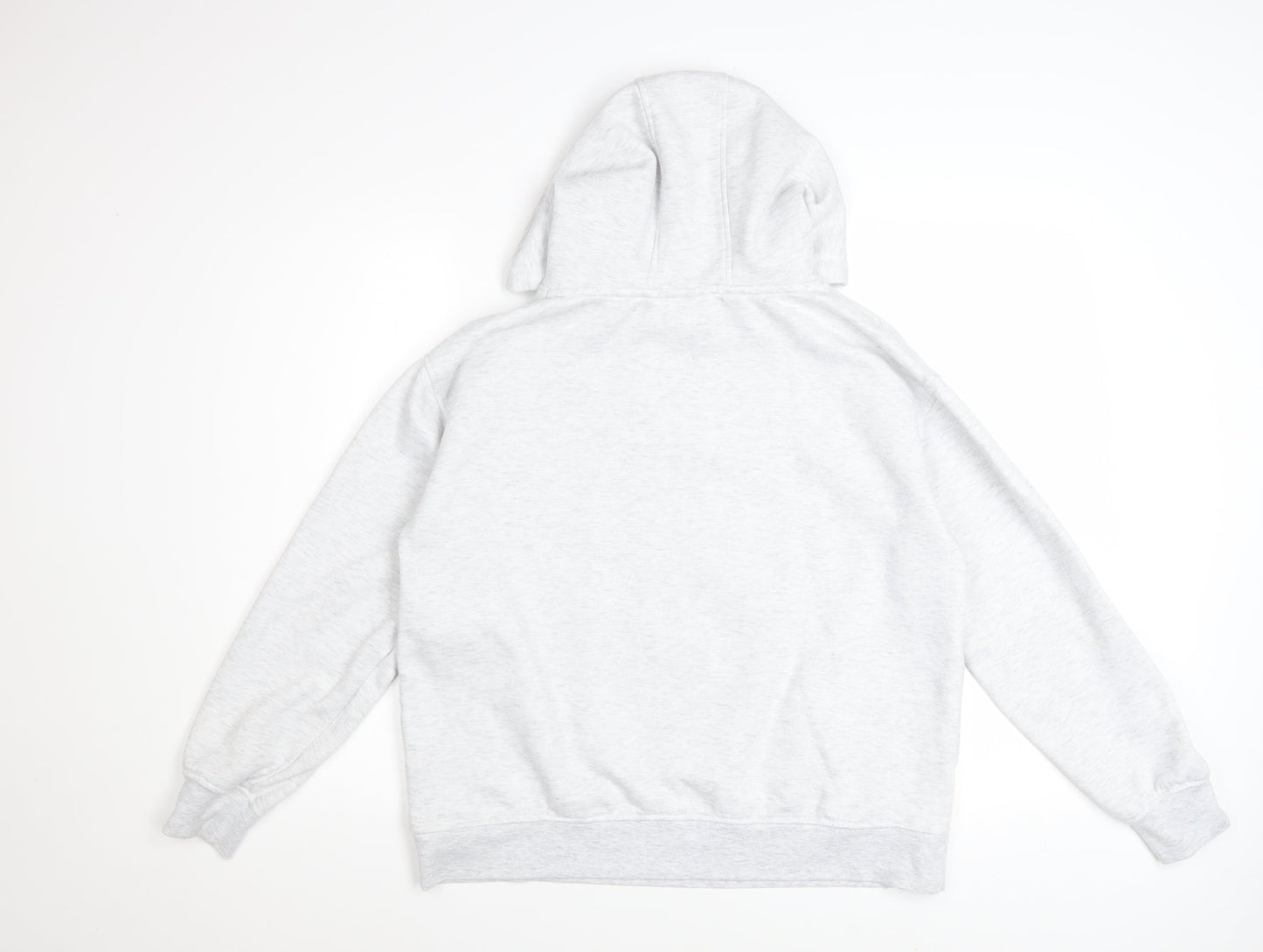 Disney Women’s Grey Stitch Hoodie Size M Pullover Sweatshirt