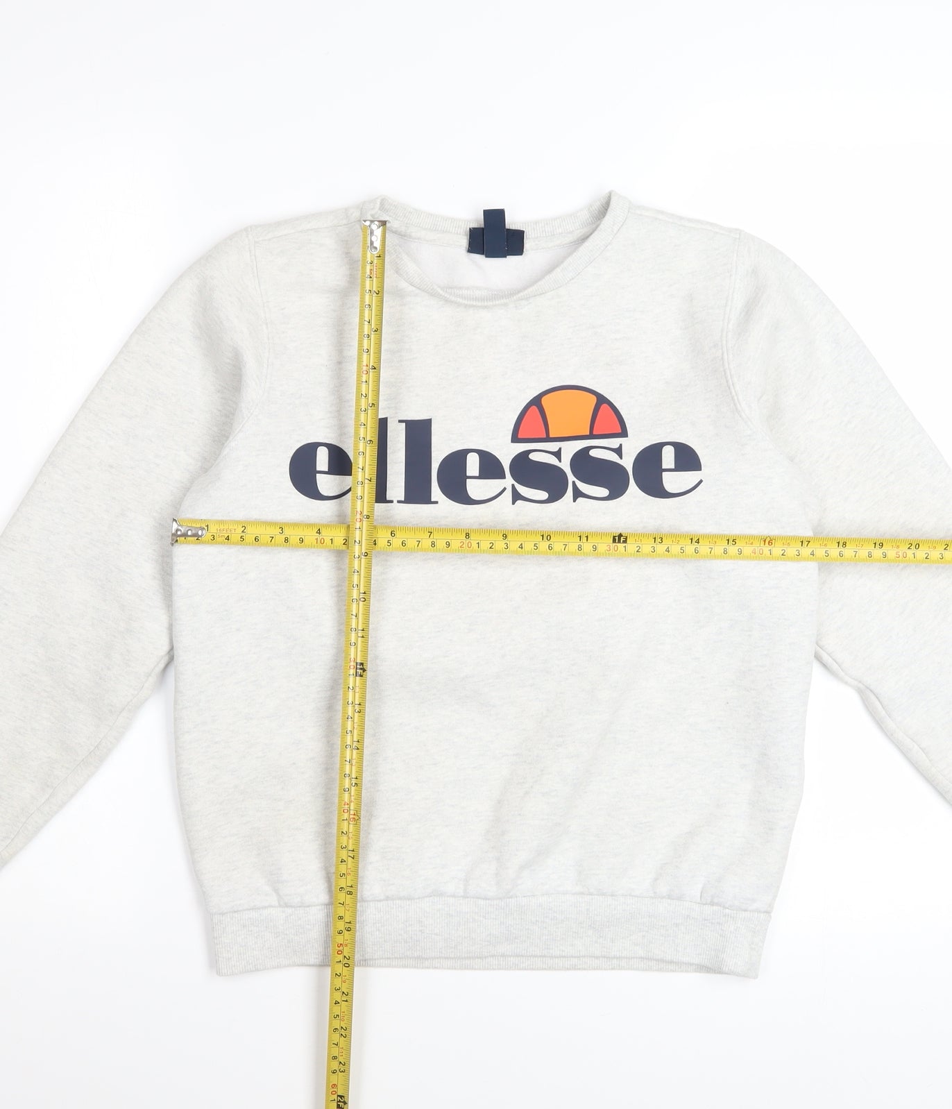 Ellesse Boys Grey Crew Neck Pullover Sweatshirt 12-13 Years