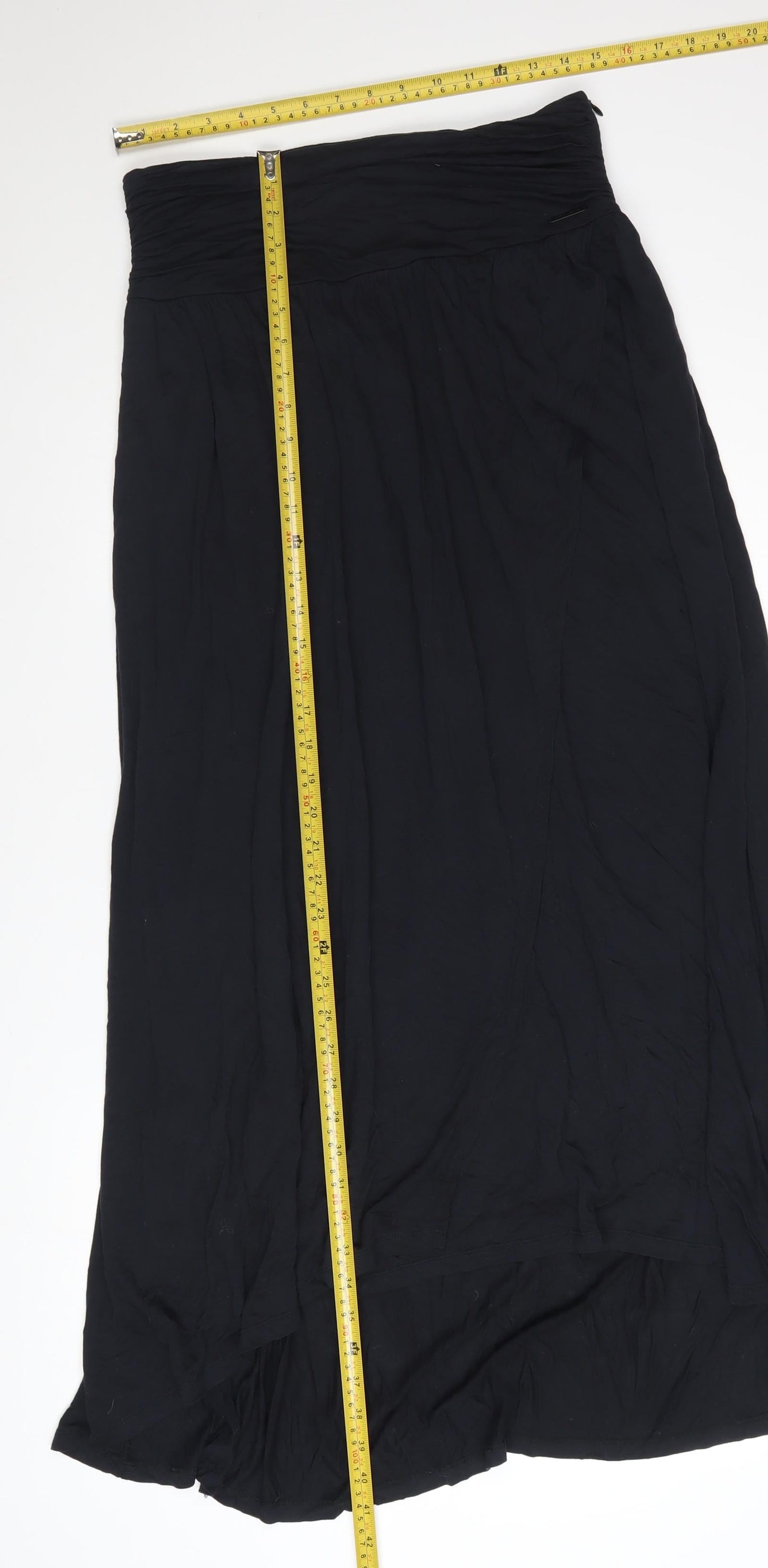 DKNY Jeans Women’s Black Long A-Line Lyocell Skirt XS