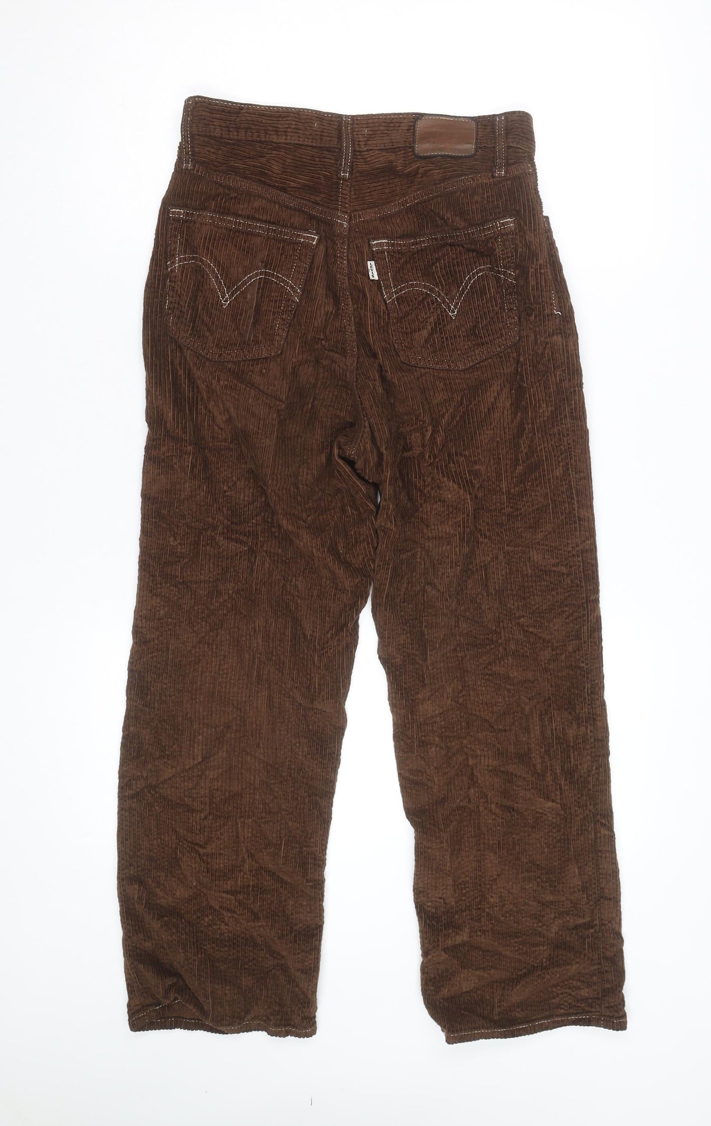 Levi's Men's Brown Corduroy Straight Jeans 40W Classic Fit