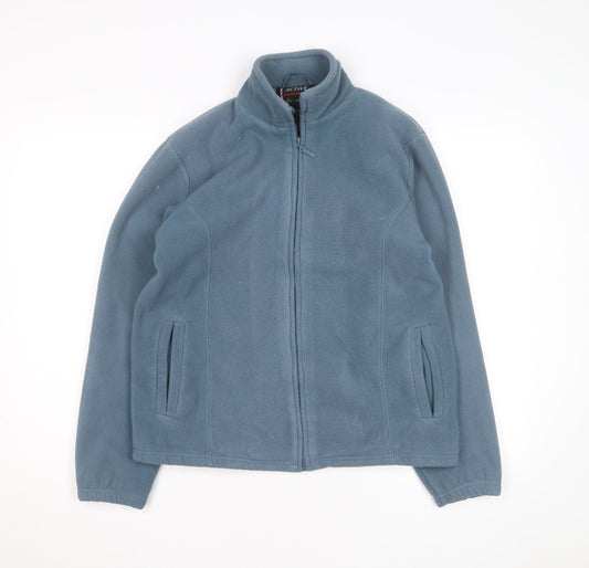 Active Pure and Natural Men's Blue Fleece Full Zip Jacket Size S