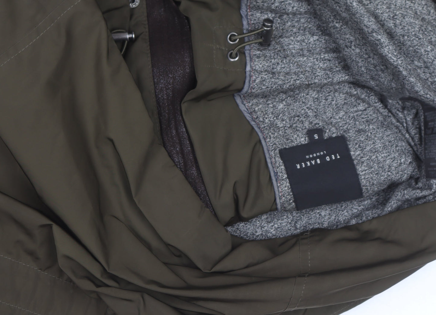 Ted Baker Men's Green Field Jacket Size S Lined Outdoor Zip Coat