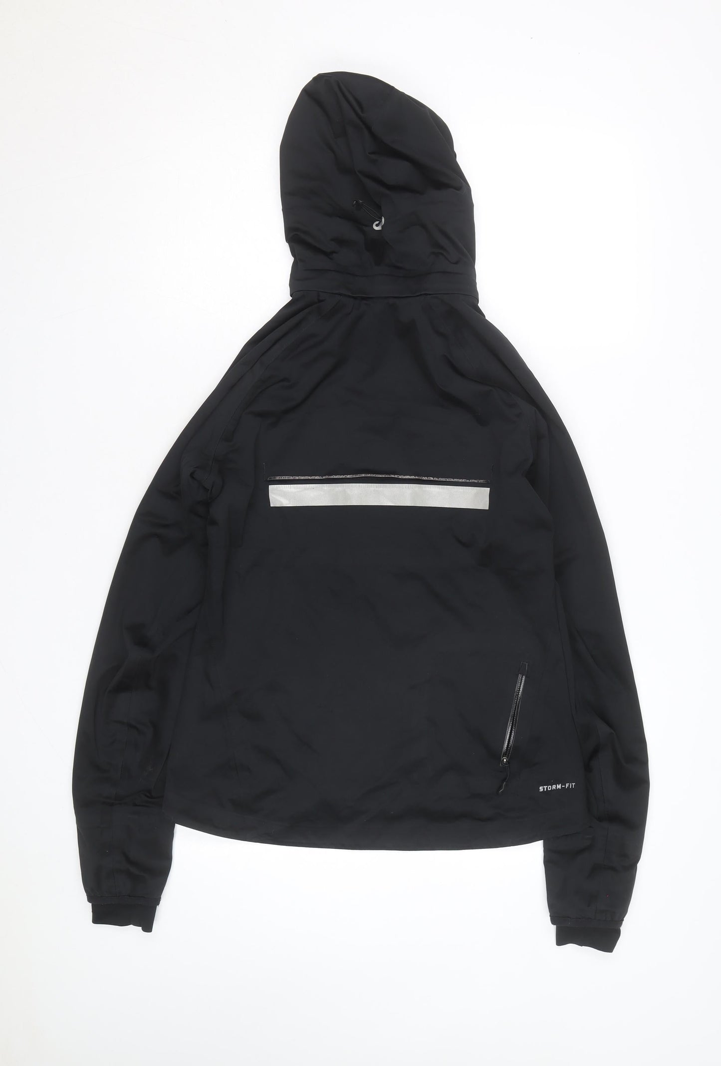 Nike Men's Black Storm-FIT Hooded Windbreaker Jacket Size S