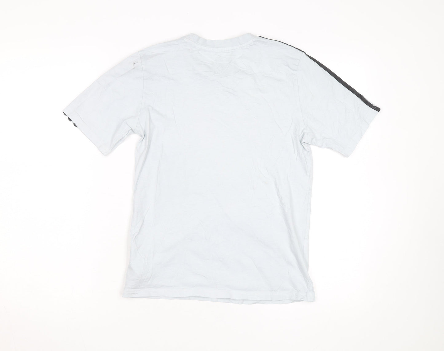 Adidas Boys Light Blue Short Sleeve Crew Neck T-Shirt Size 13-14 Years