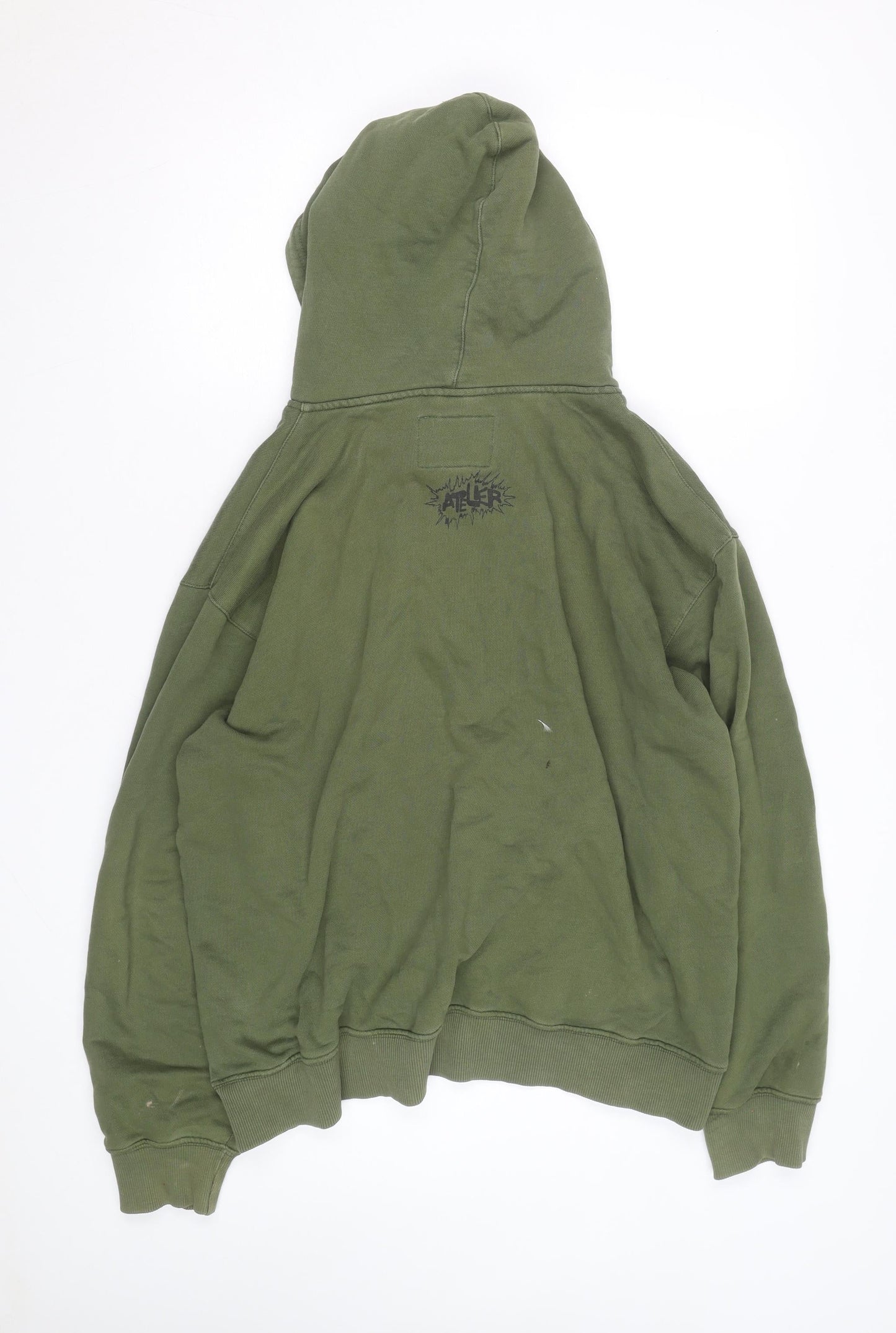 Made By Atelier Men’s Green XL Pullover Hoodie Graphic Print