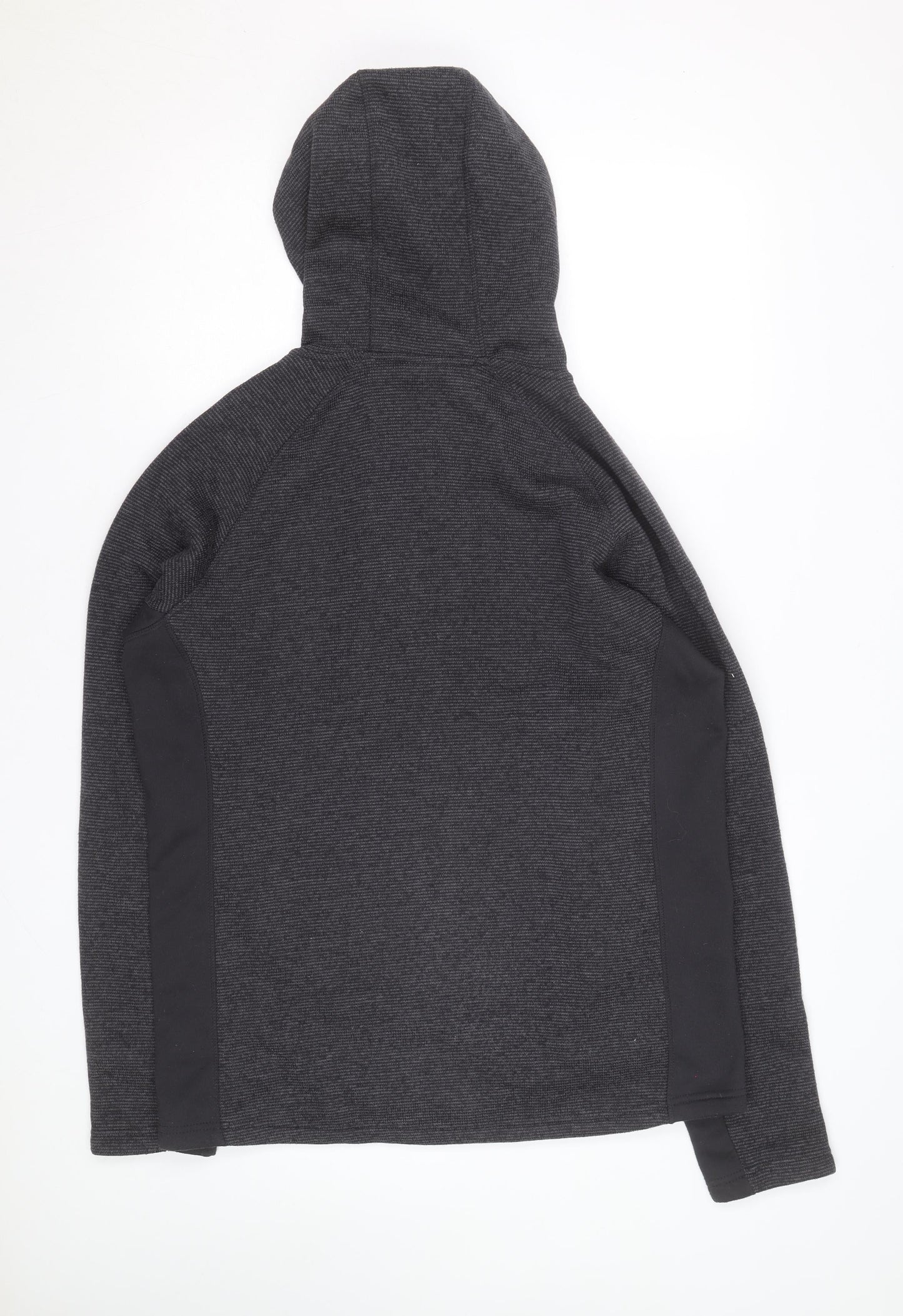 North Ridge Men's Grey Full Zip Fleece Hoodie Size L