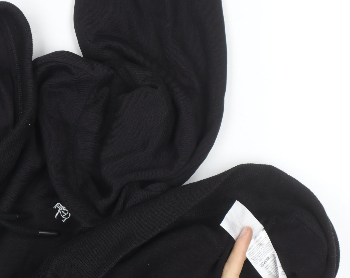 Original Penguin Men's Black Pullover Hoodie Size S Regular Fit