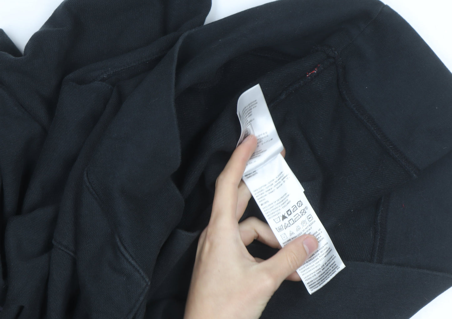 Levi's Men's Black Pullover Hoodie L Regular Fit Graphic Fleece