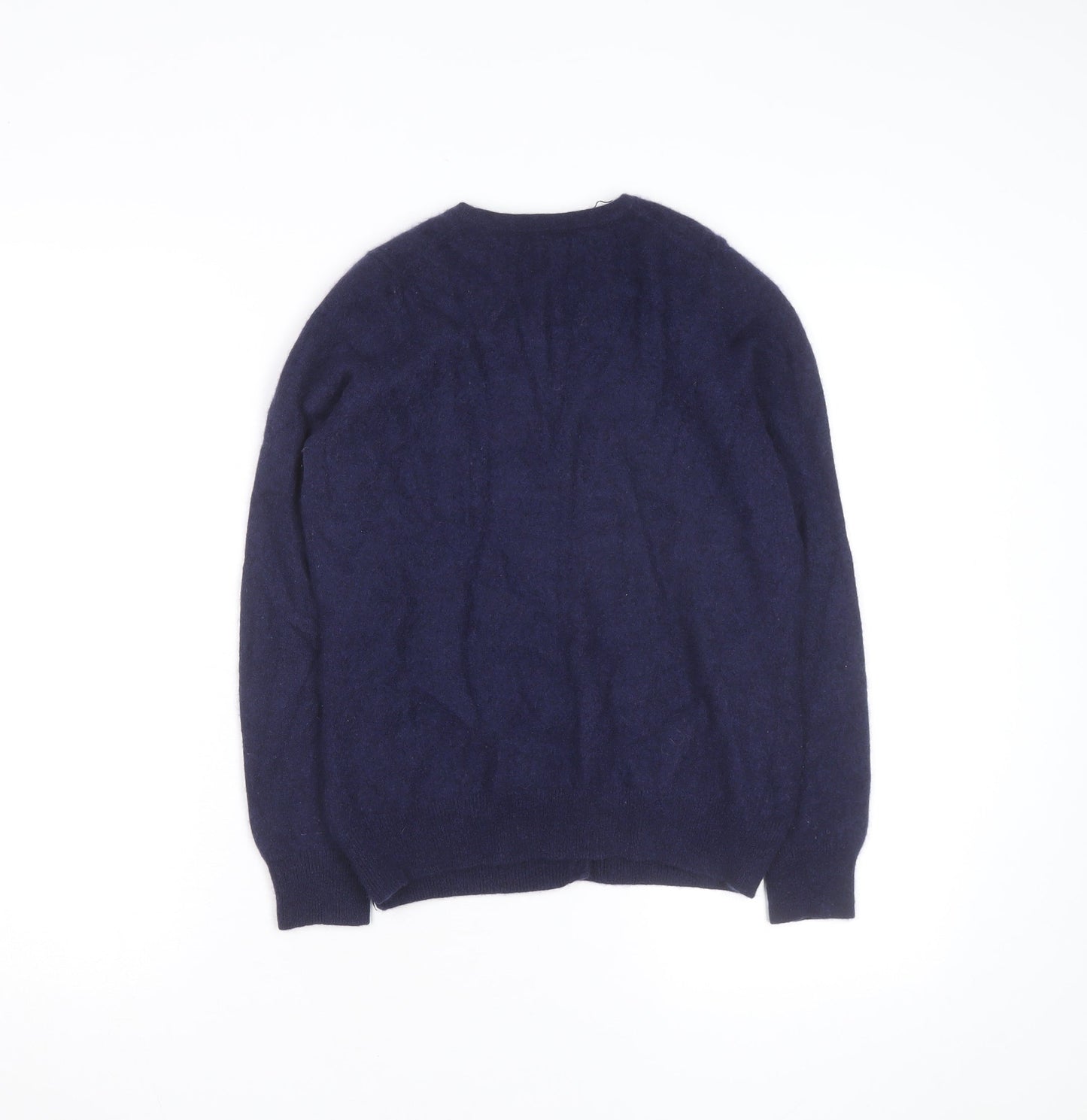 Marks and Spencer Women Navy Blue Pure Cashmere Cardigan Size 12