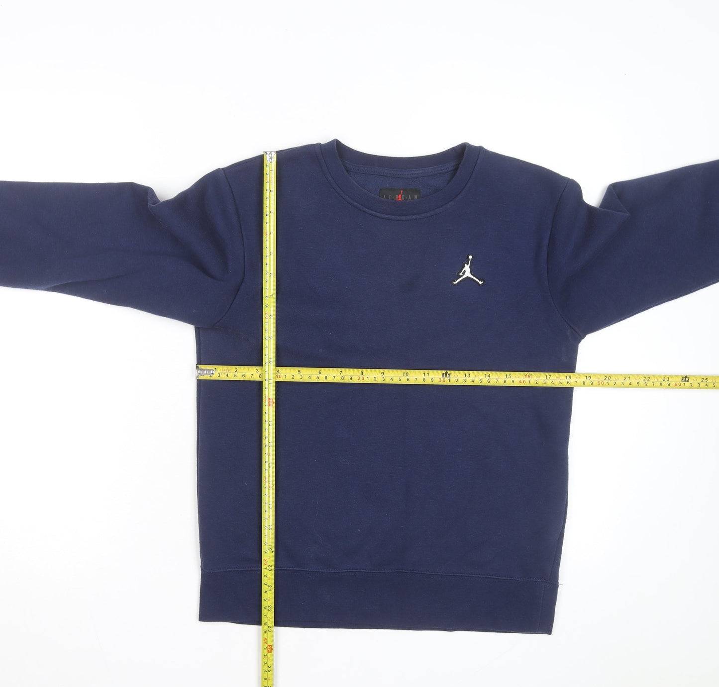 Jordan Boys Blue Pullover Crew Neck Fleece Sweatshirt 12-13 Years