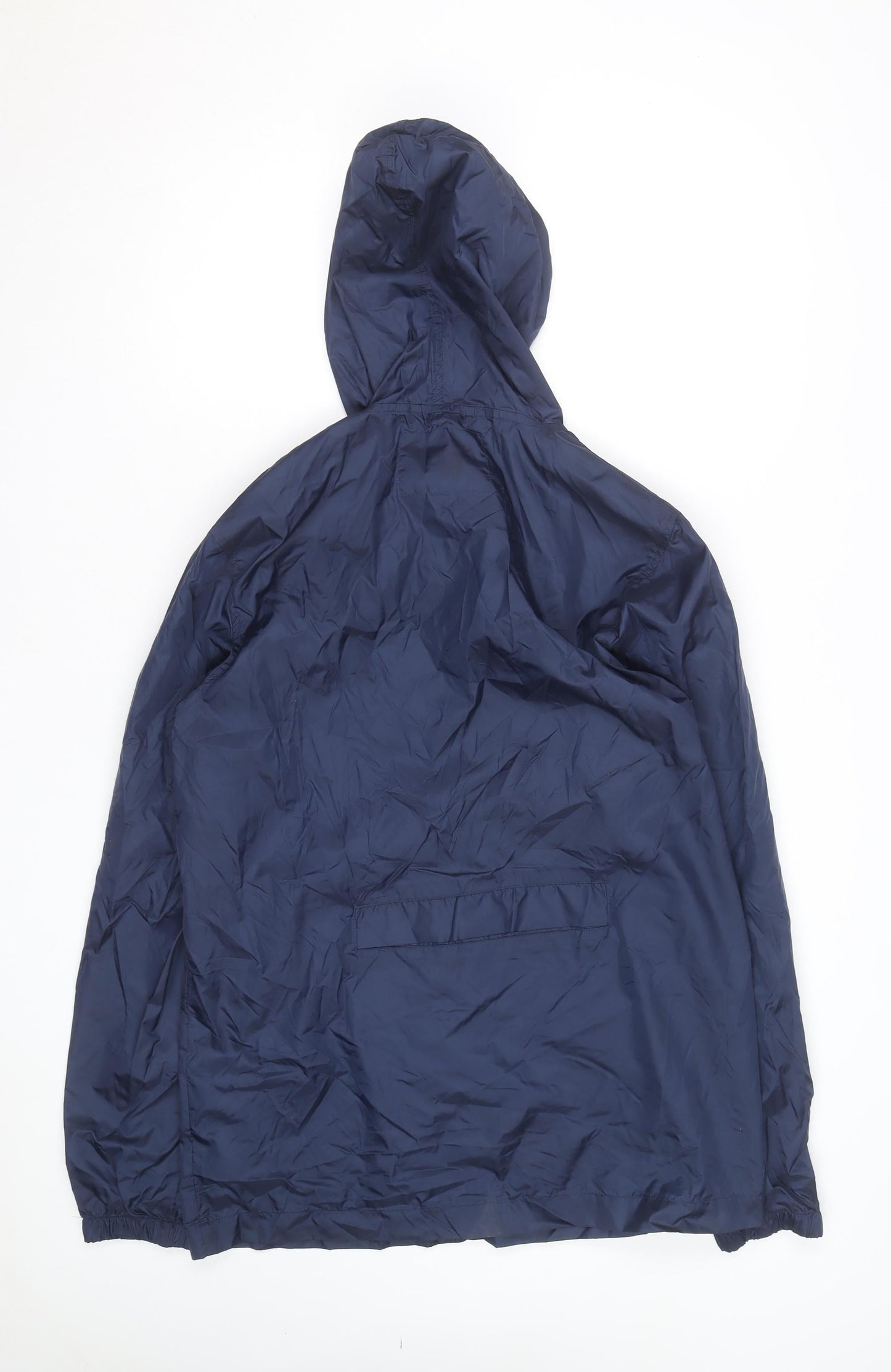 Cedarwood State Men's Blue Hooded Windbreaker Jacket Size M