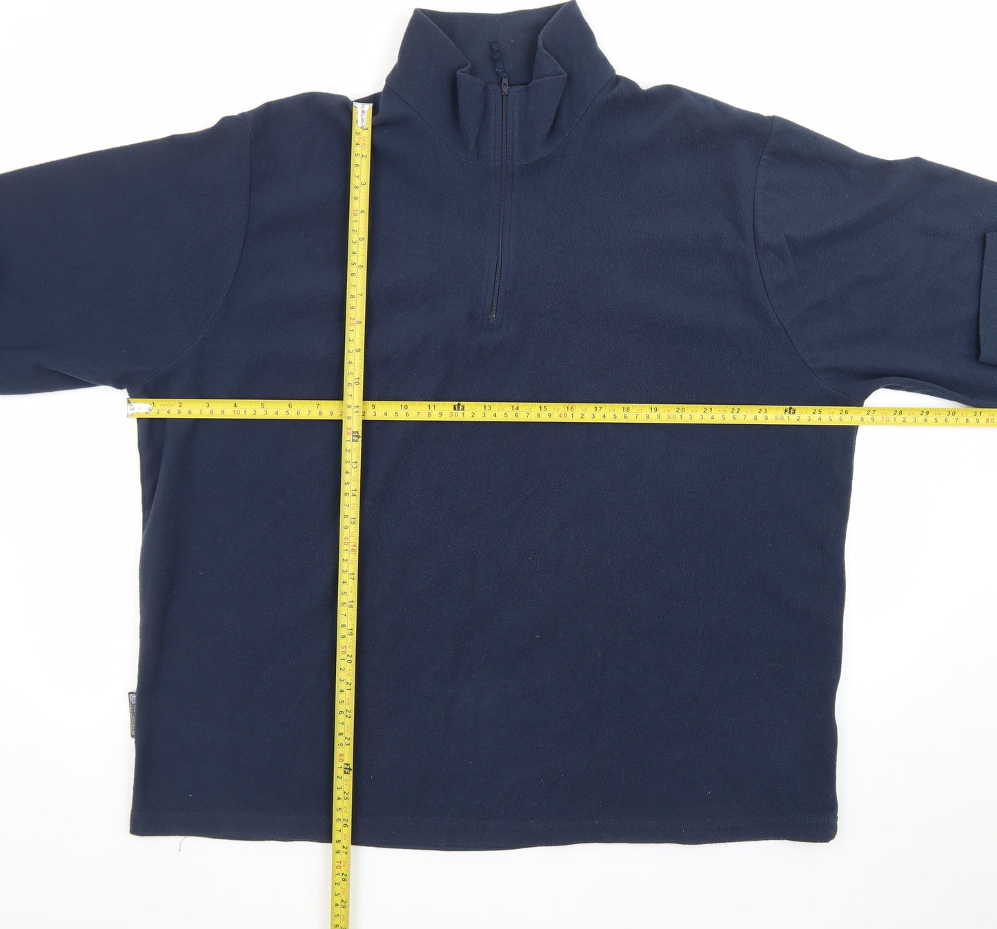 Outdoor Essentials Men's Blue 2XL Fleece 1/4 Zip Pullover Sweatshirt