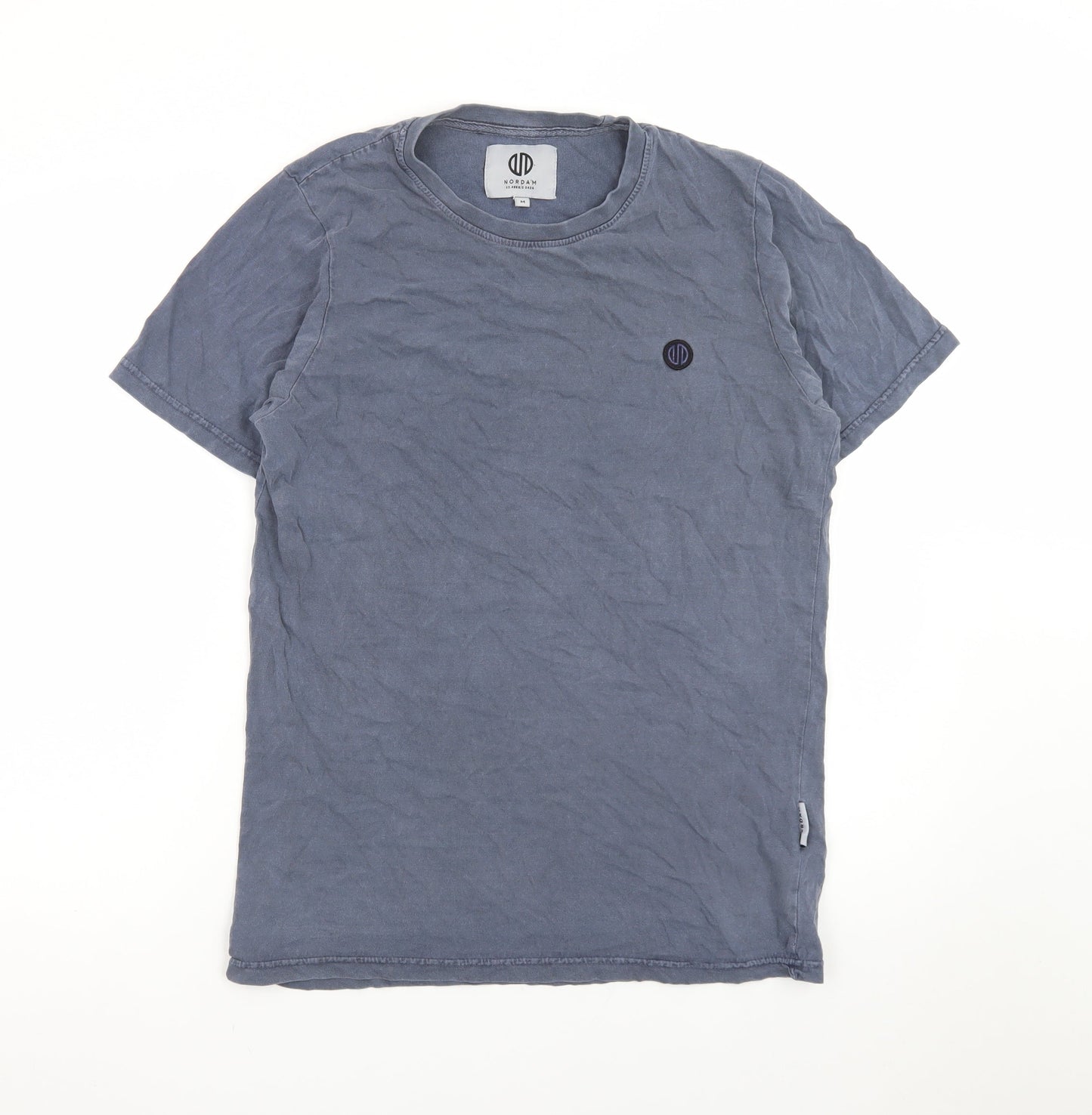 Nordam Men’s Blue Cotton Crew Neck Short Sleeve T-Shirt M