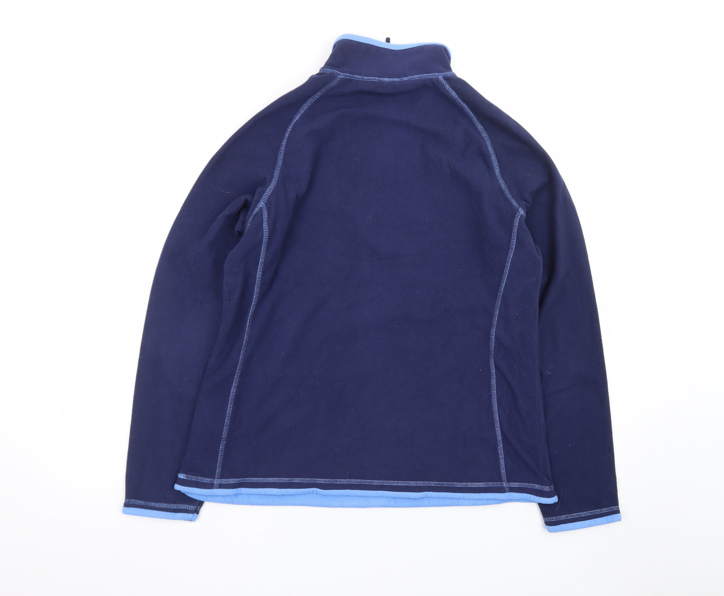 Mountain Warehouse Women's Navy Blue Fleece Pullover UK 14 Half Zip Sweatshirt