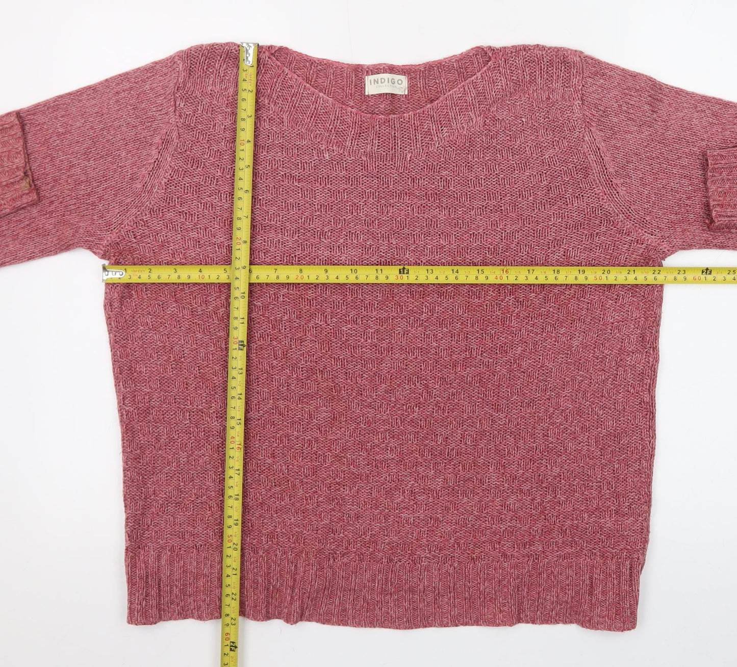 Marks and Spencer Women’s Pink Knit Pullover Jumper UK 18