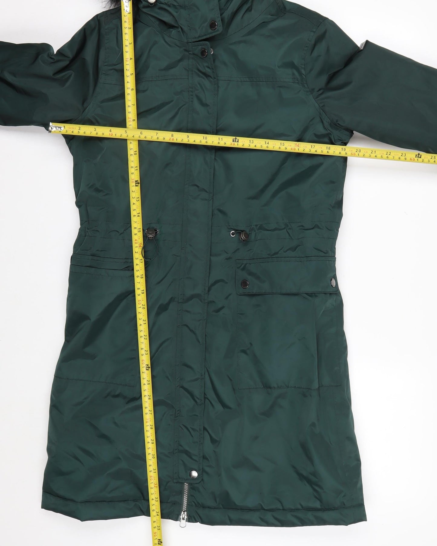 Regatta Great Outdoors Women's Green Hooded Parka Coat Size 10 Waterproof