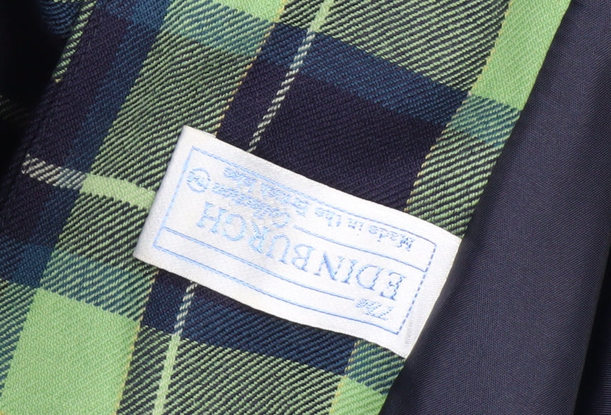 Edinburgh Castle Women's Green Check Wool Suit Jacket UK 10