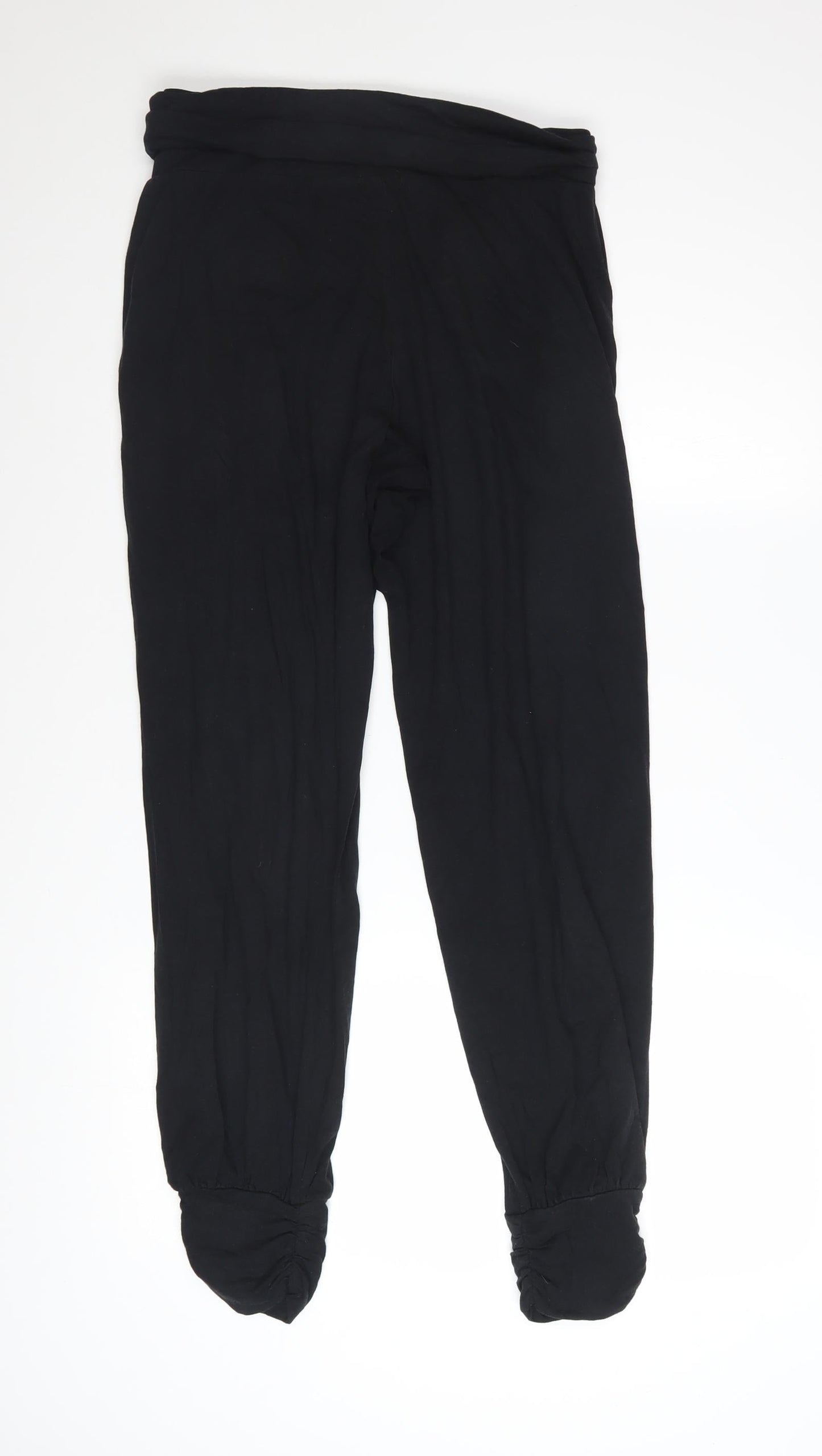 Hush Women’s Black Joggers Size 6 Cotton Blend Pull-On Trousers