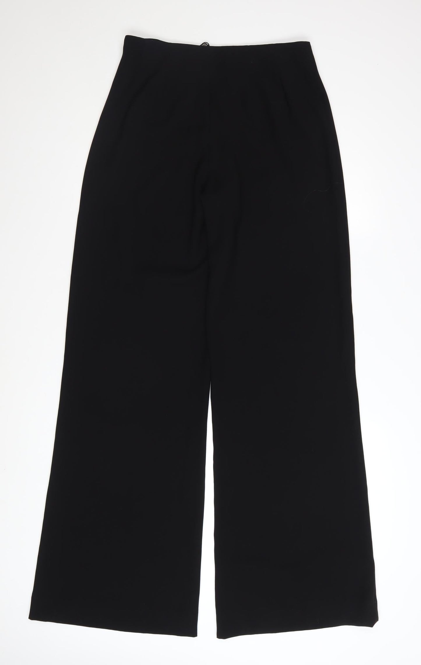 Stills Women's Black Wide-Leg Crepe Trousers Size 10