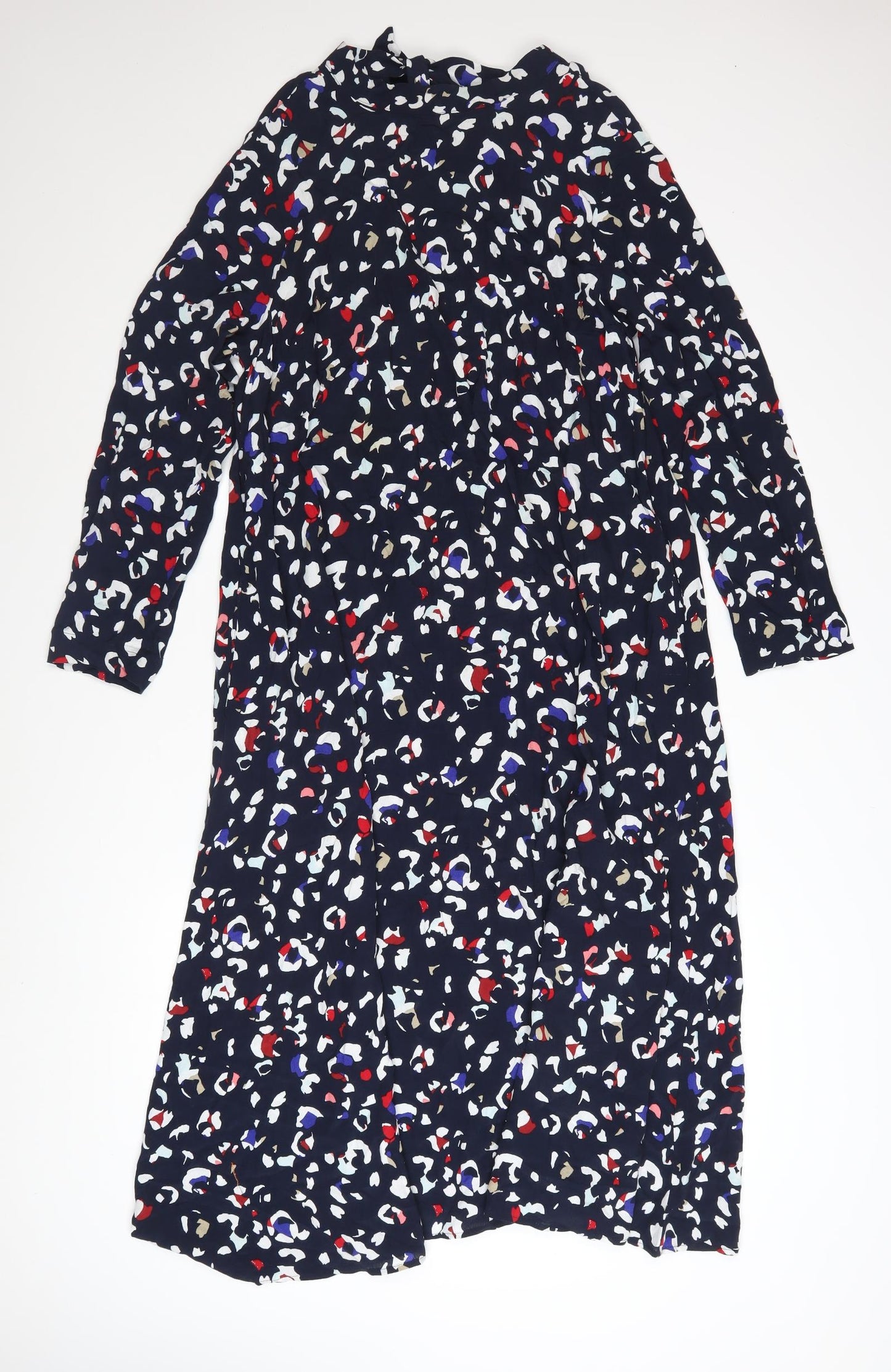 Marks and Spencer Women’s Multicoloured A-Line Midi Dress Size 14