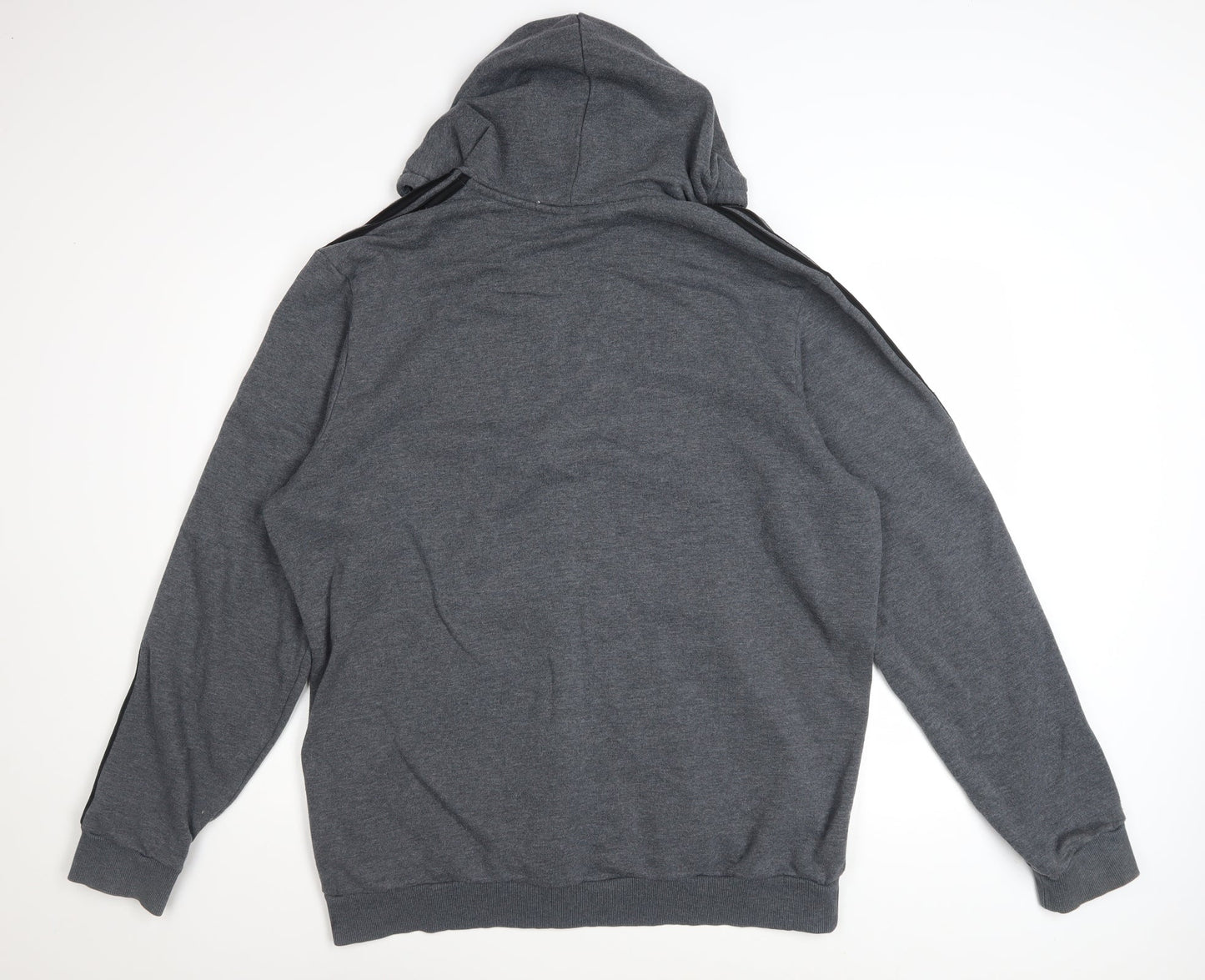Adidas Men’s Grey Full Zip Hoodie XL Sportswear