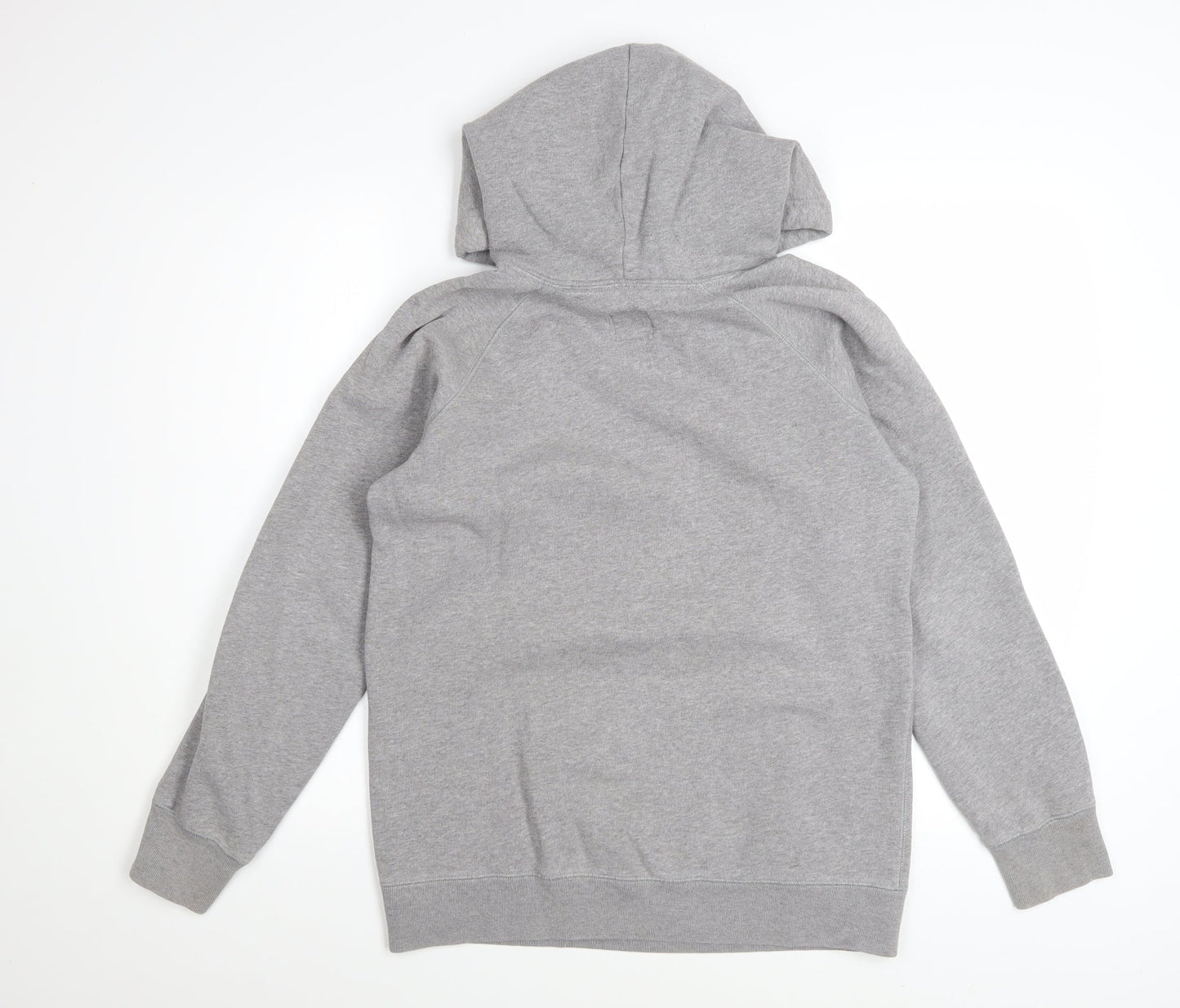 Jack Wills Womens Grey Pullover Hoodie UK 10 Cotton Blend Casual