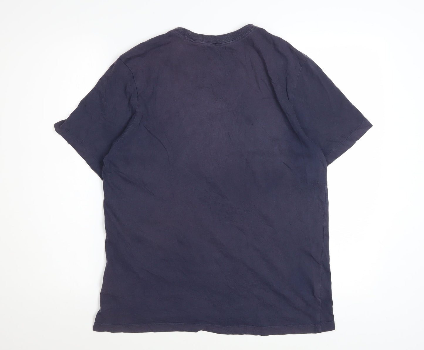 Nike Men's Blue Graphic Logo Sports T-Shirt Size M