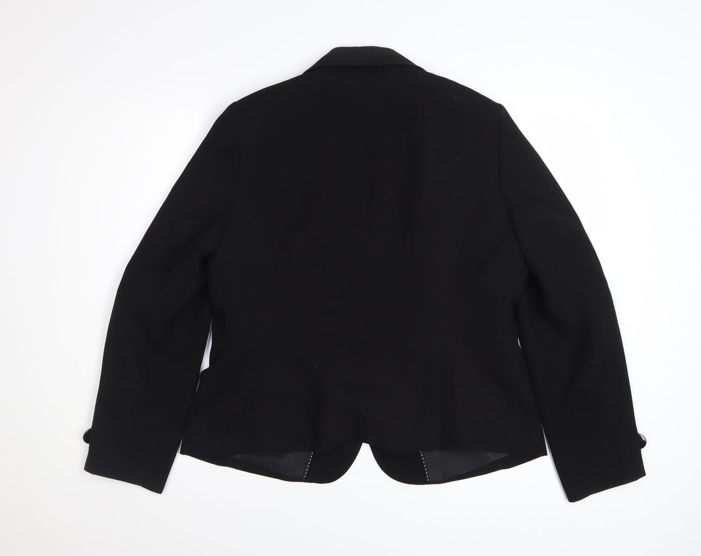 Marks and Spencer Women's Black Size 16 Tailored Blazer Jacket