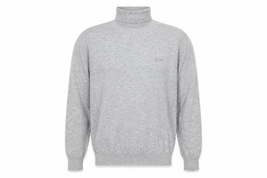 Guess Men's Grey Roll Neck Knit Jumper Size L