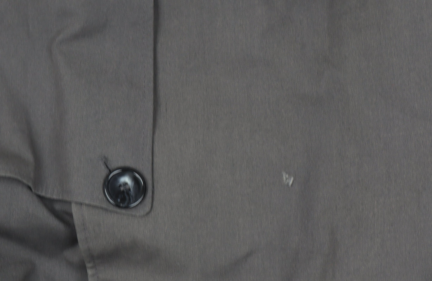 Bradley Jons Men Grey 42 Trench Coat Rain Repellent Belted Lined Classic