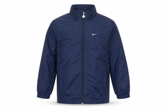 Nike Boys Blue 10-12 Years Windbreaker Jacket Lightweight Zip Sports Top